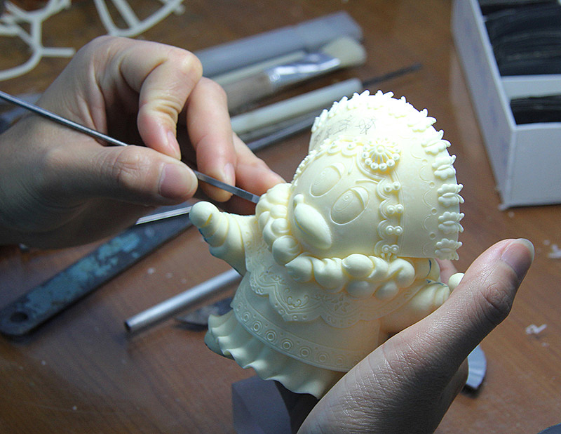 QQ有戲 | 手工制作山魈山代理手辦全過程